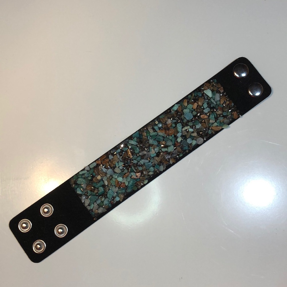 Paparazzi Suede and Stone Wrap